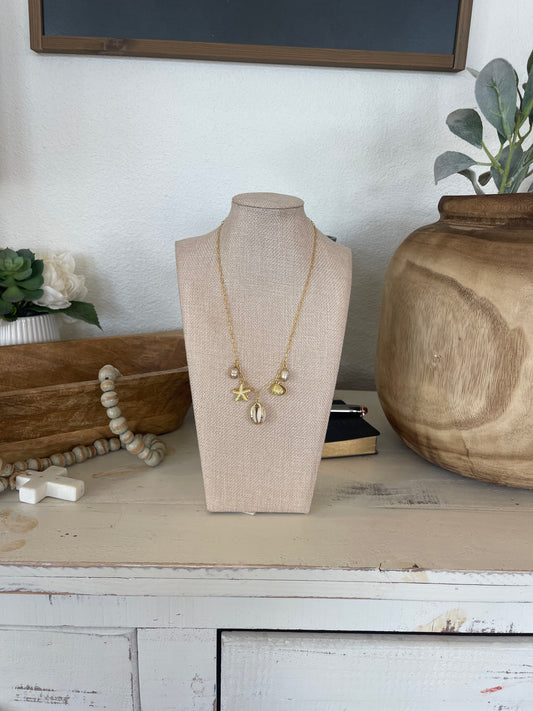 The sloane Charm Necklace